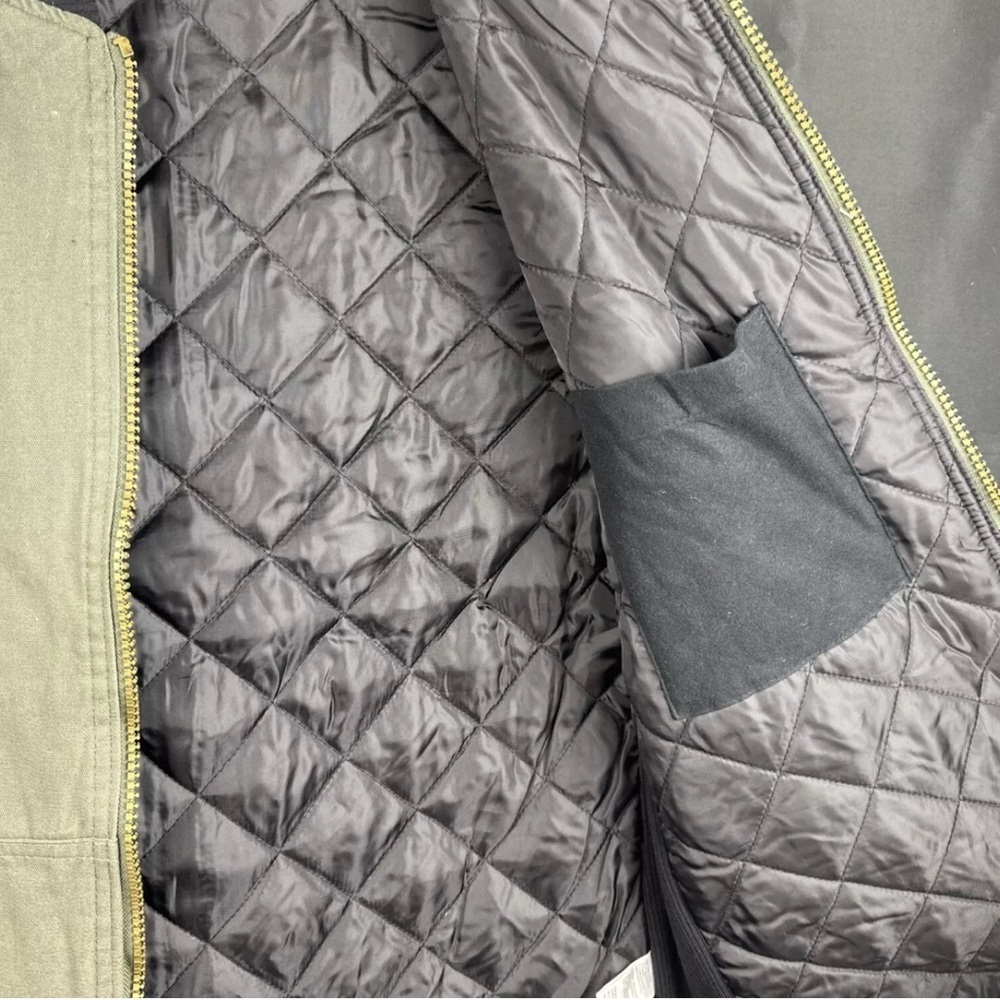 Weatherproof Vintage Men’s Utility Canvas Vest Green Size XXL - Picture 9 of 10